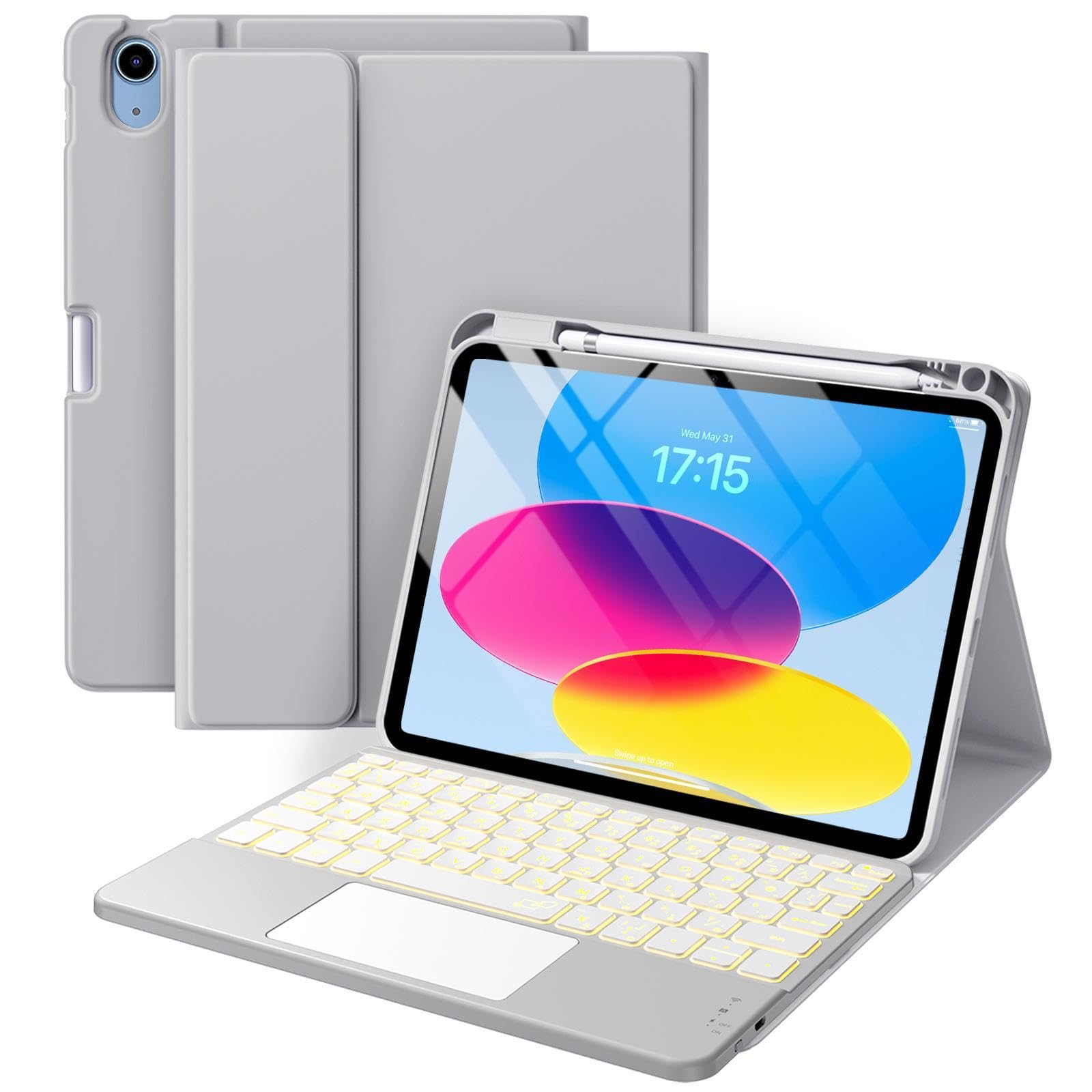 iPad 11世代シルバー 128G 充電器・保護シール・キーボード付　箱無し Amazon.co.jp: DODOLIVE マジックキーボード iPad 11 インチ A16